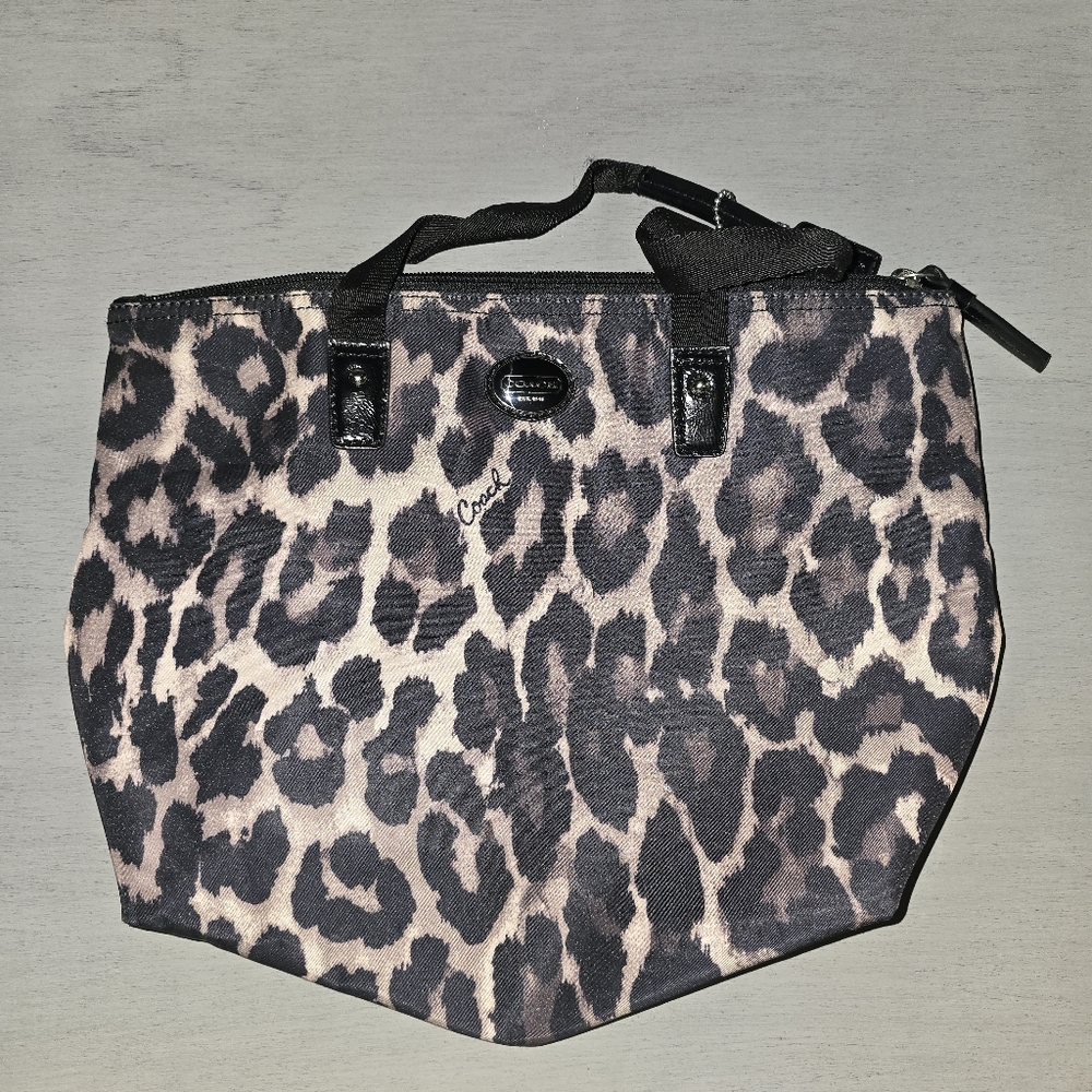 Coach Leopard Print Bag